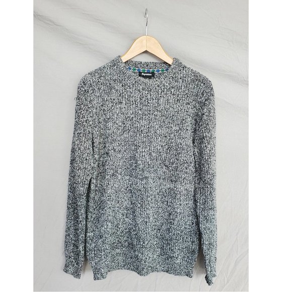 Grey Marled Crew Neck Sweater - Picture 1 of 3